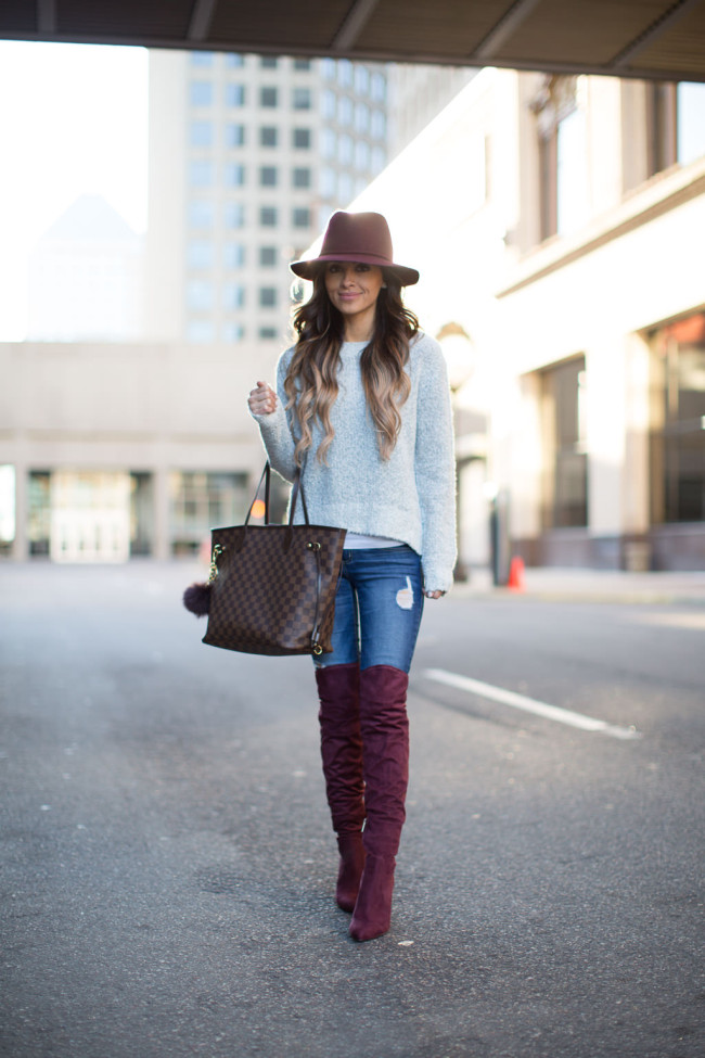 Burgundy Fall Outfit