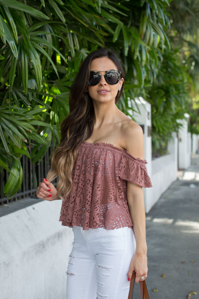 mia mia mine off-the-shoulder