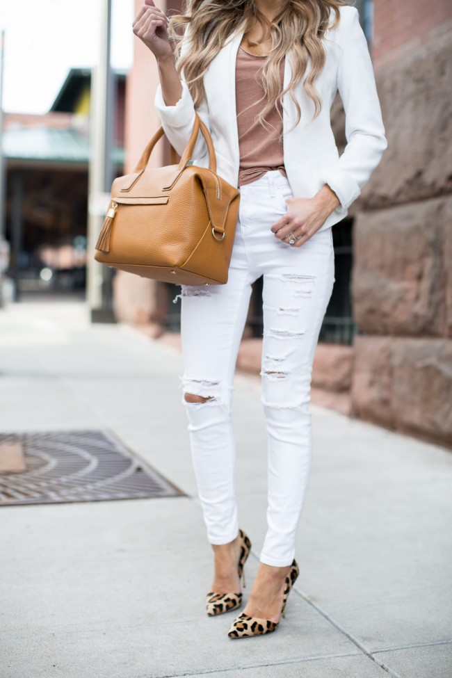 ripped white jeans
