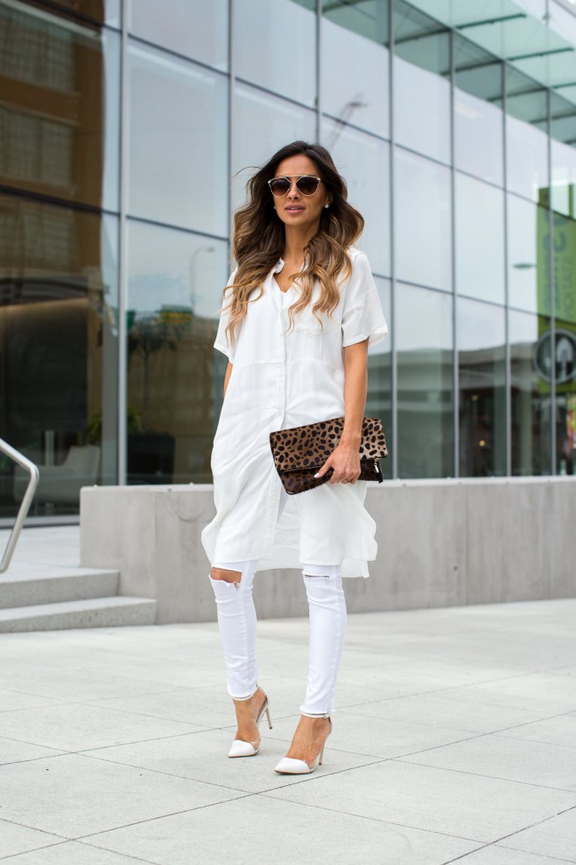 fashion blogger monochromatic look