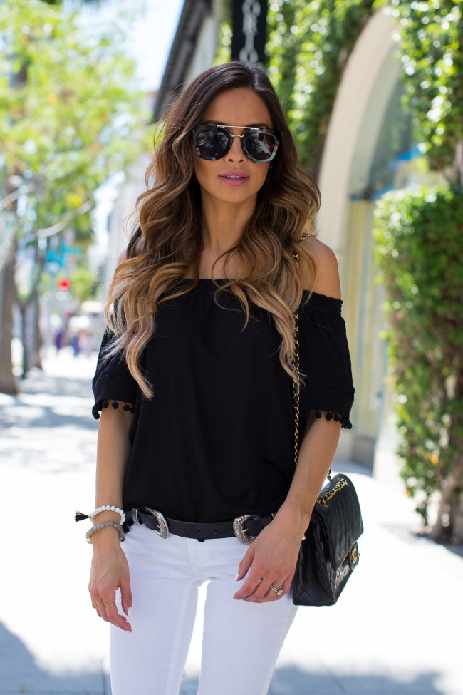 H&M off-the-shoulder top