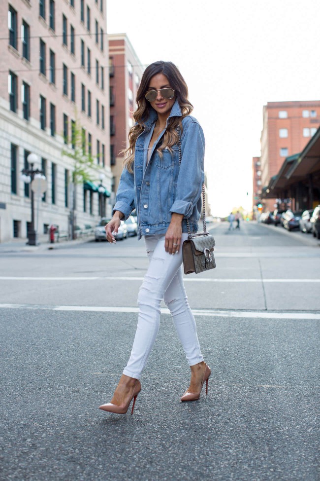 mia mia mine wearing topshop white distressed jeans from nordstrom