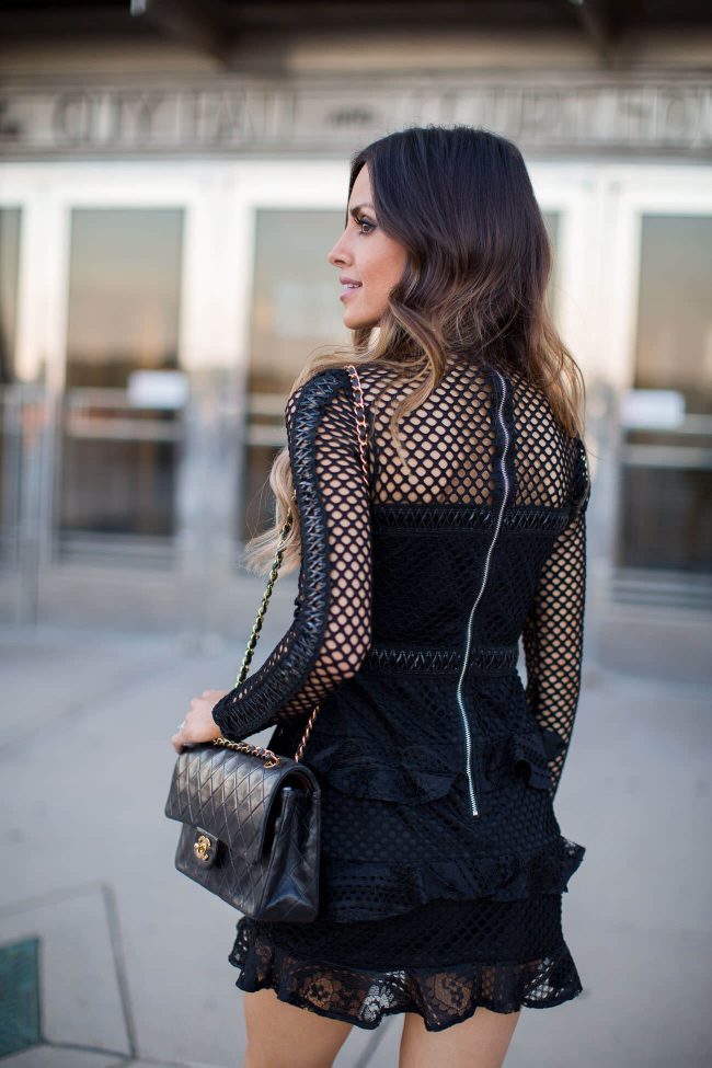 minnesota fashion blogger mia mia mine in a mesh dress from asos