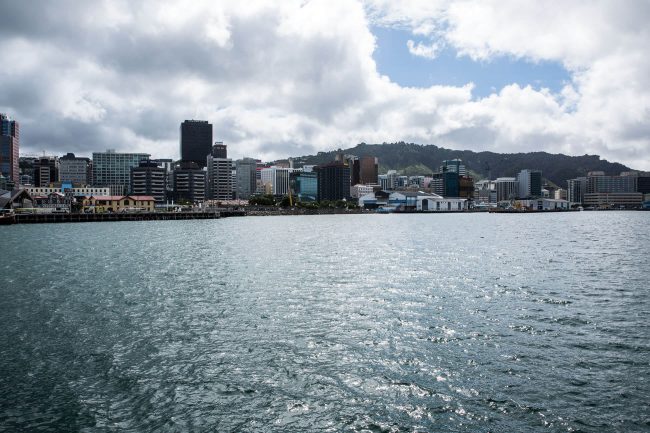 wellington new zealand harbor view