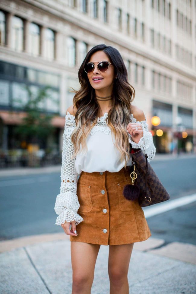 fashion blogger mia mia mine in a summer outfit from nordstrom