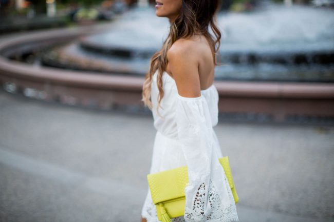 Off-the-shoulder-white-romper