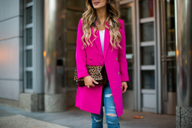 mn fashion blogger mia mia mine in a pink blazer from nordstrom