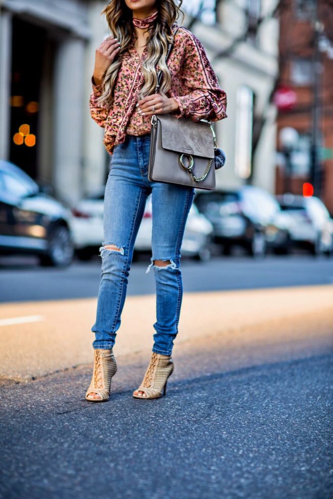 fashion blogger mia mia mine wearing lace-up sam edelman heels