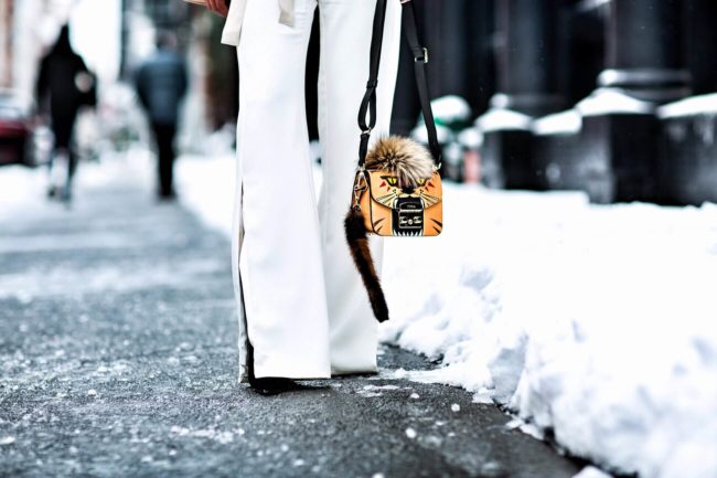 fashion blogger mia mia mine carrying a furla metropolis leone bag