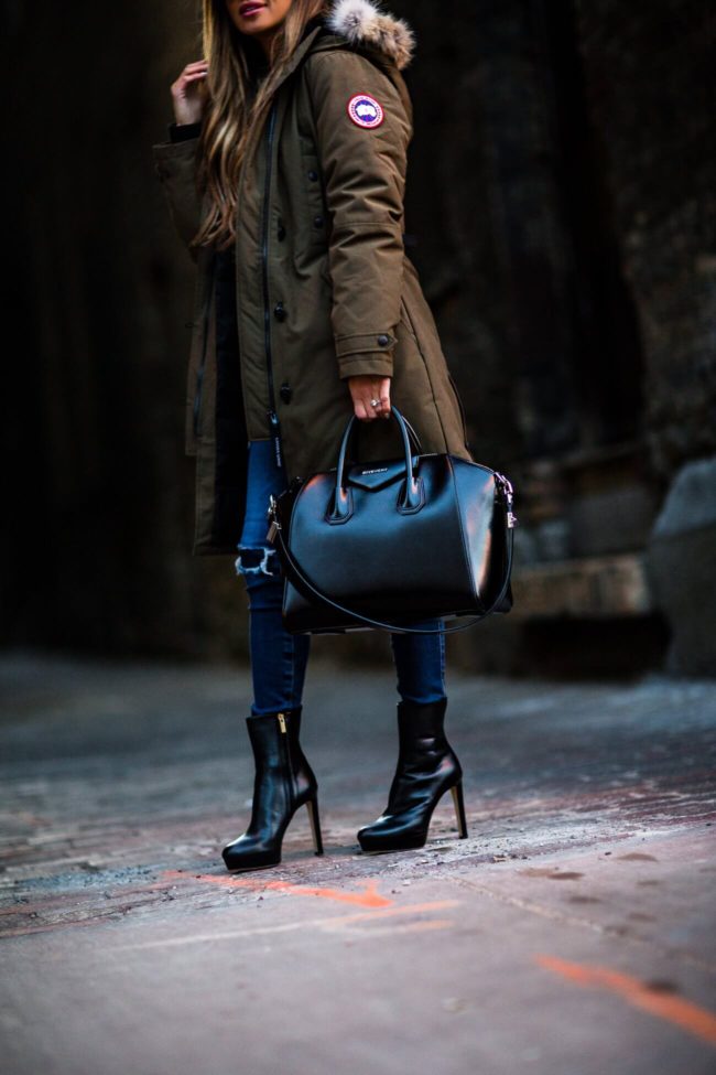 fashion blogger mia mia mine wearing a givenchy bag