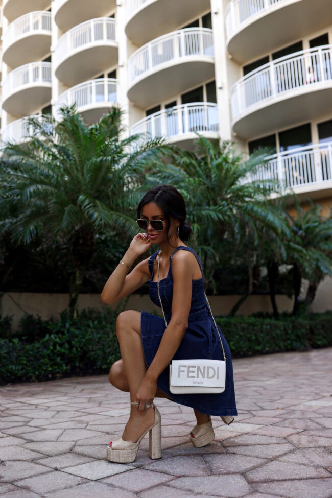 fashion blogger mia mia mine wearing platform sandals from sam edelman