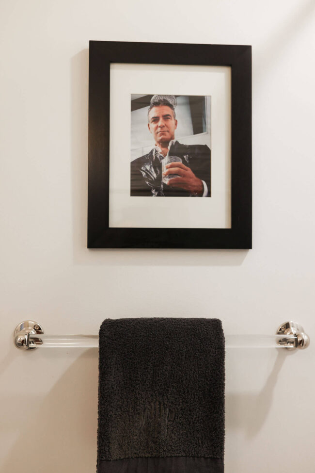 acrylic towel bar bathroom