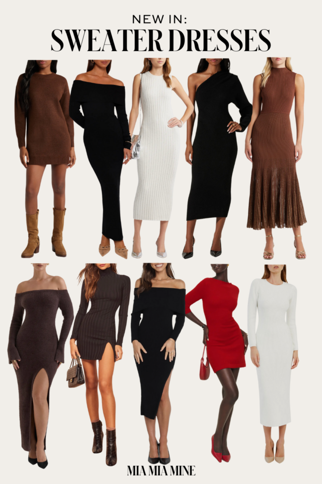 sweater dresses fall 2024