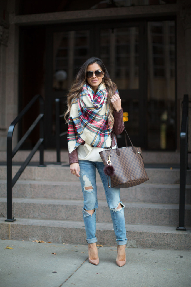 Plaid Scarf Fall 2015