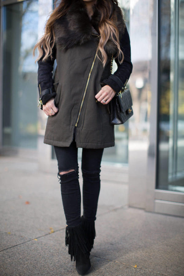 Mixed Media Parka. Mia Mia Mine