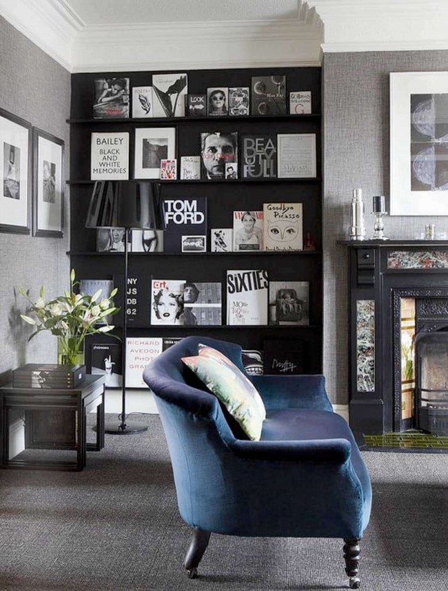 best coffee table books displayed in a living room