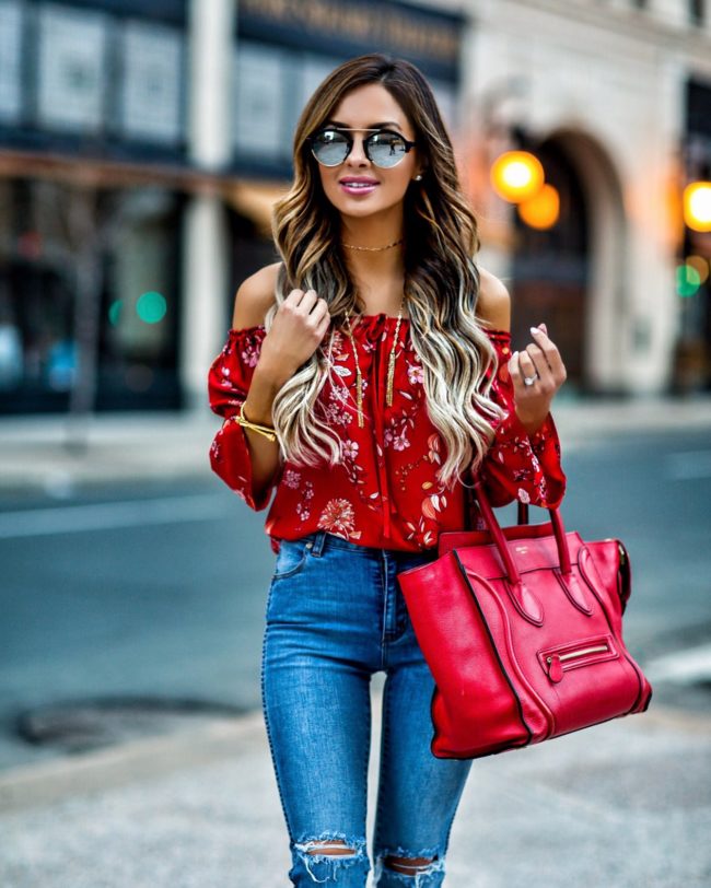 fashion blogger mia mia mine wearing a bb dakota top from shopbop's event of the season sale 2017