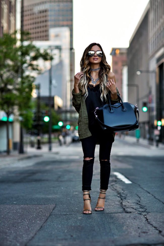 fashion blogger mia mia mine wearing quay by desi perkins sunglasses and a givenchy bag