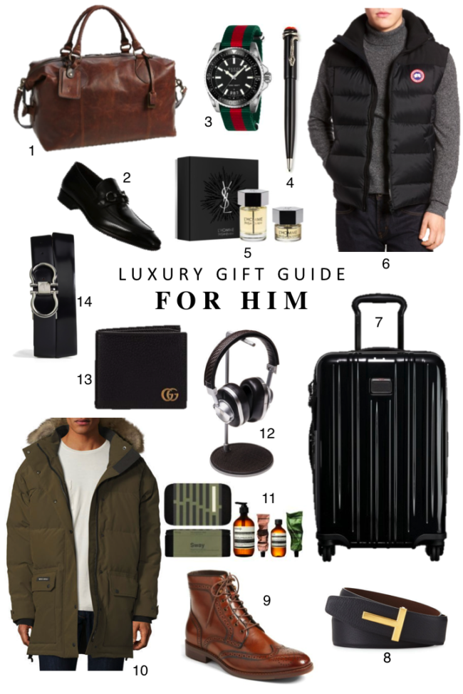 fashion blogger men's luxury gift guide