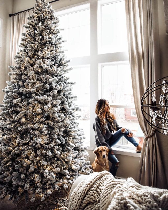 mia mia mine by christmas tree