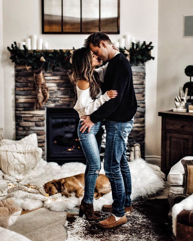 mia mia mine with husband phil on NYE