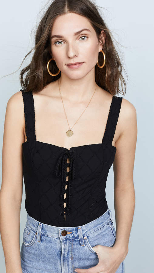 free people black bodysuit