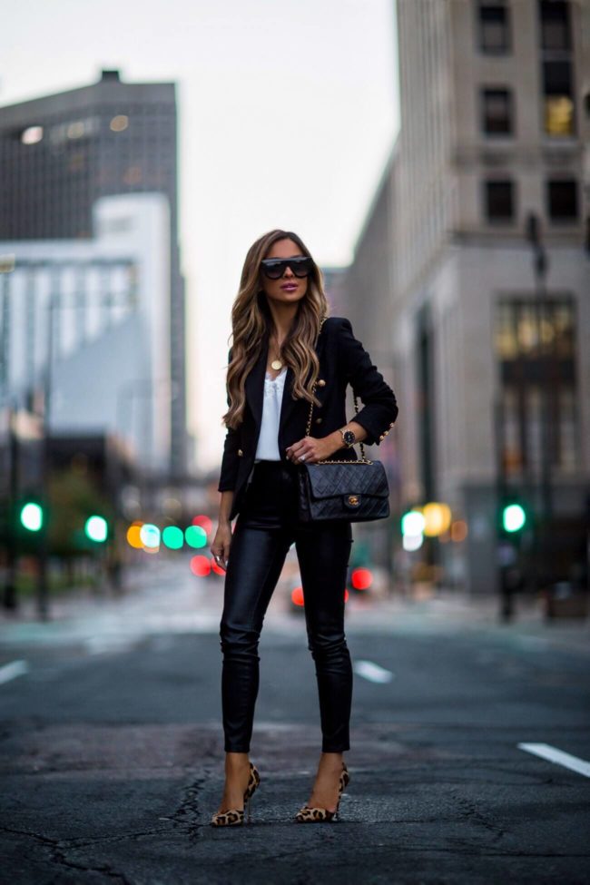 fashion blogger mia mia mine wearing leopard heels from ebay 