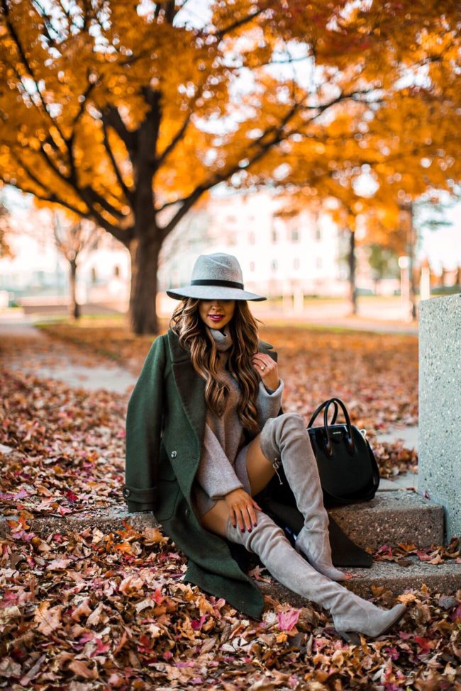 fashion blogger mia mia mine wearing a rag & bone fedora for fall from nordstrom, best hats for fall