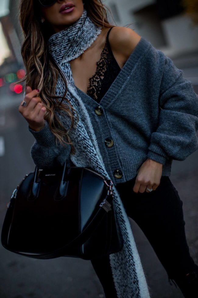 fashion blogger mia mia mine wearing a topshop sweater from nordstrom