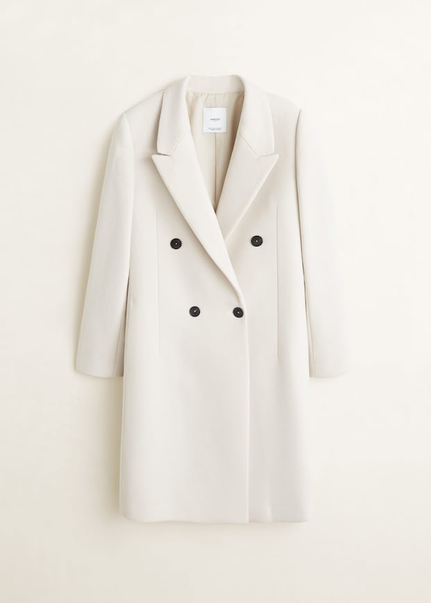 mango white coat