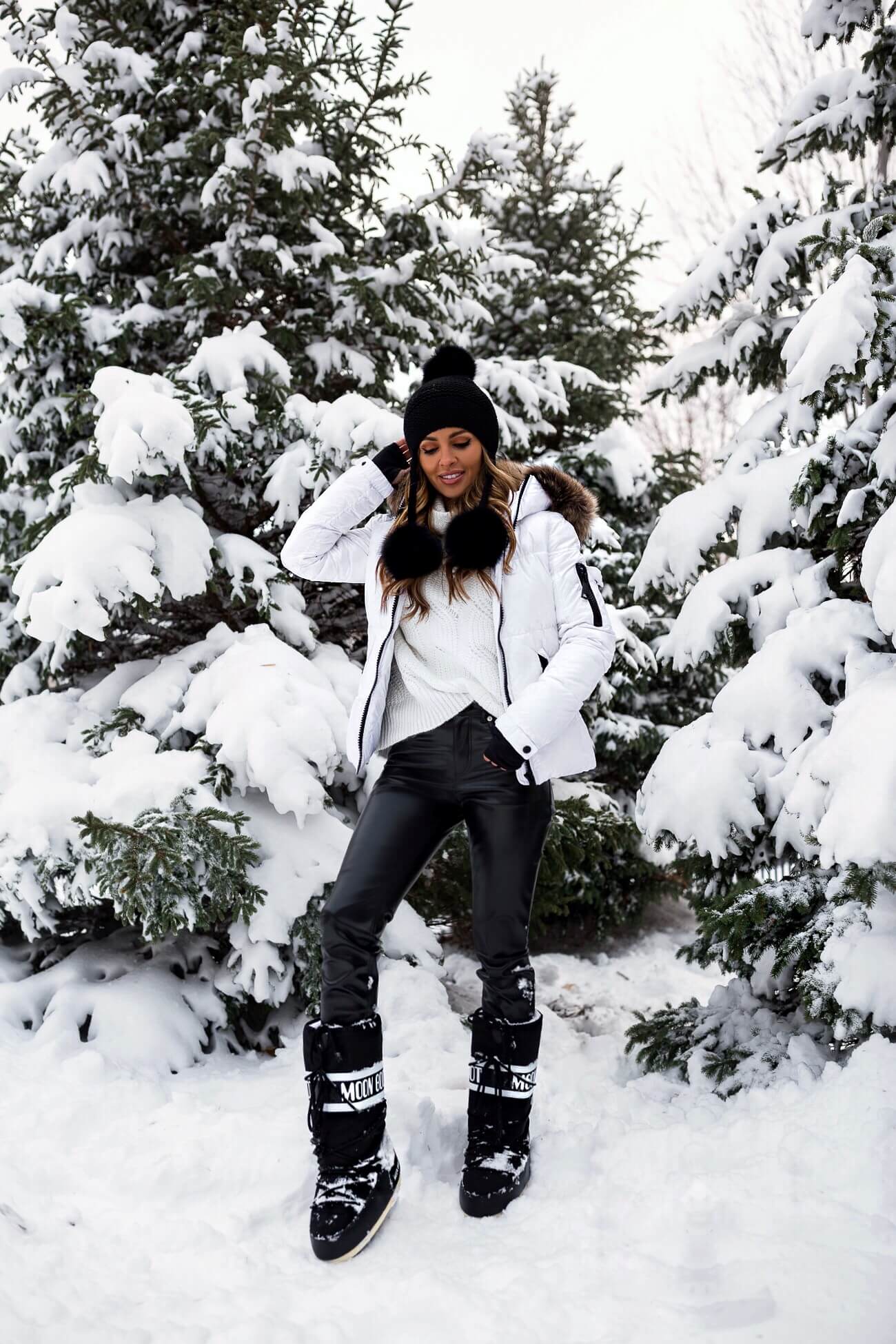 fashion blogger mia mia mine wearing winter outerwear from bloomingdale