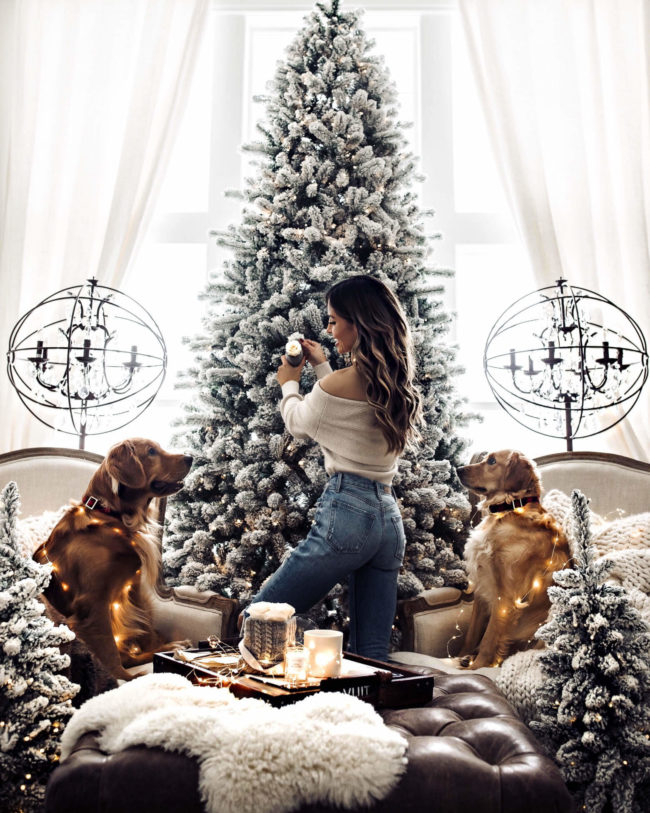 fashion blogger christmas decor venus et fleur