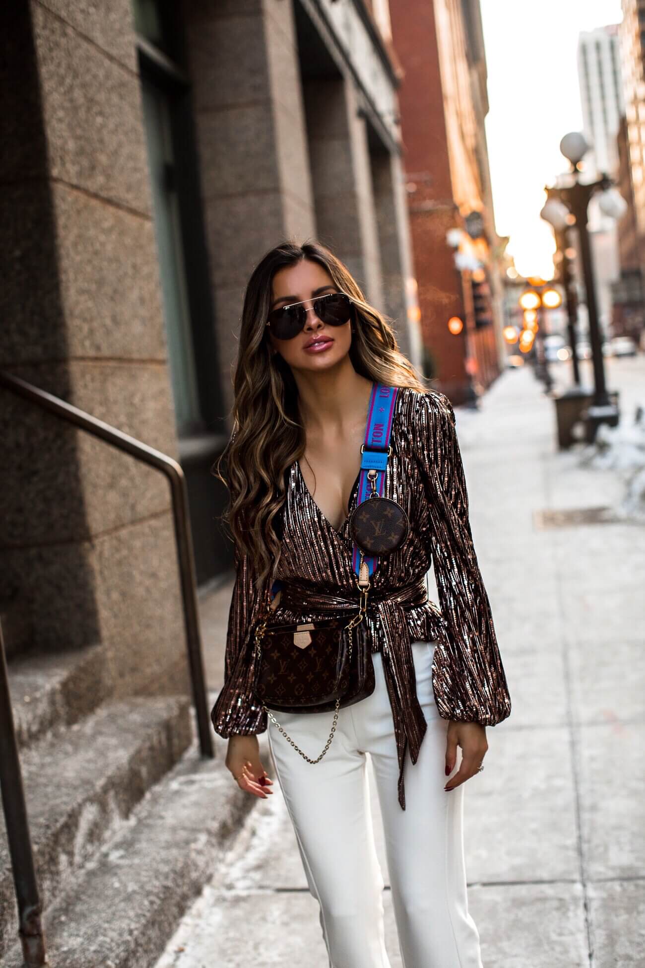 Streetstyle // Wearing the Louis Vuitton Multi pochette bag