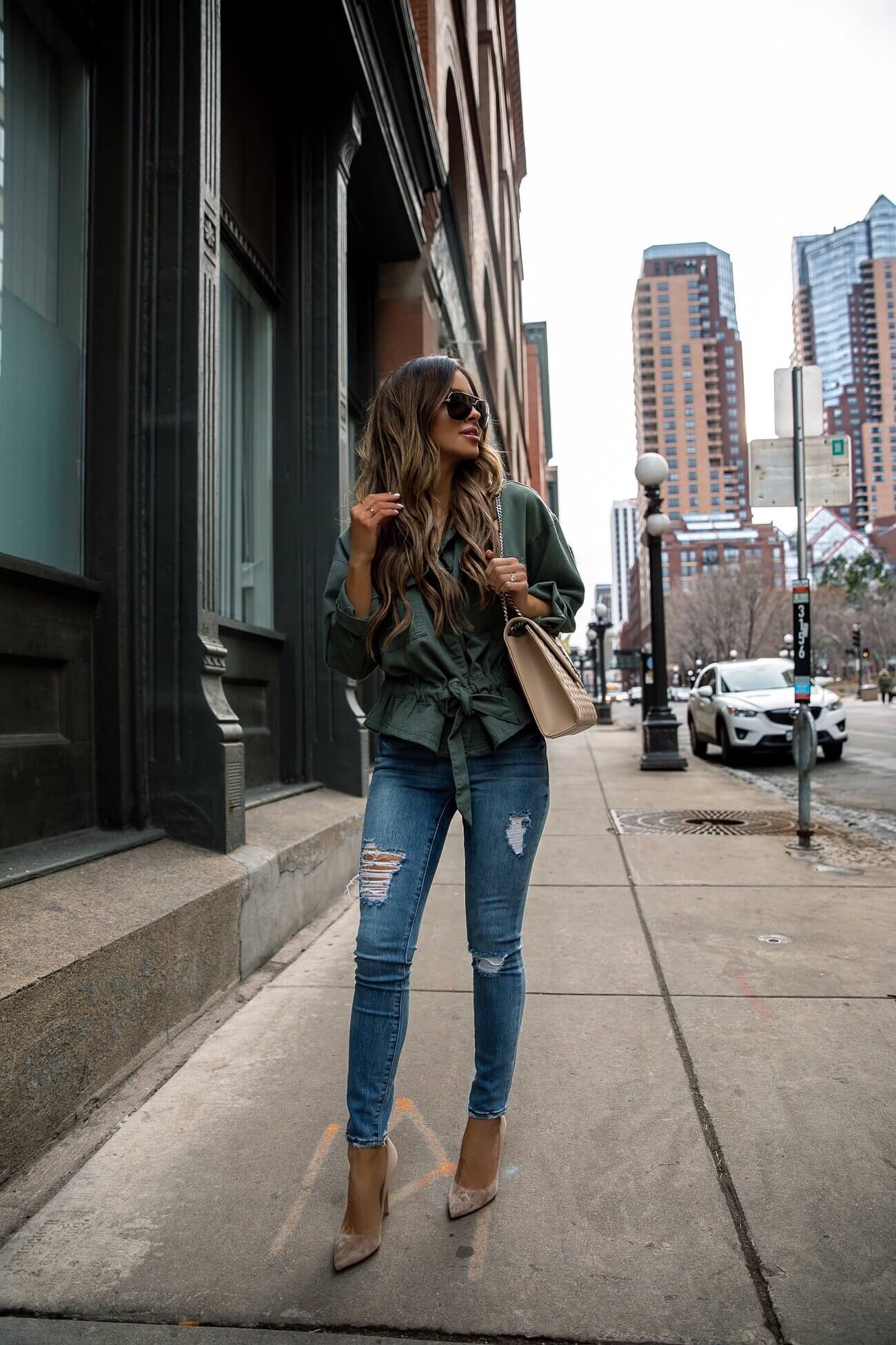 fashion blogger mia mia mine wearing sofia jeans from walmart