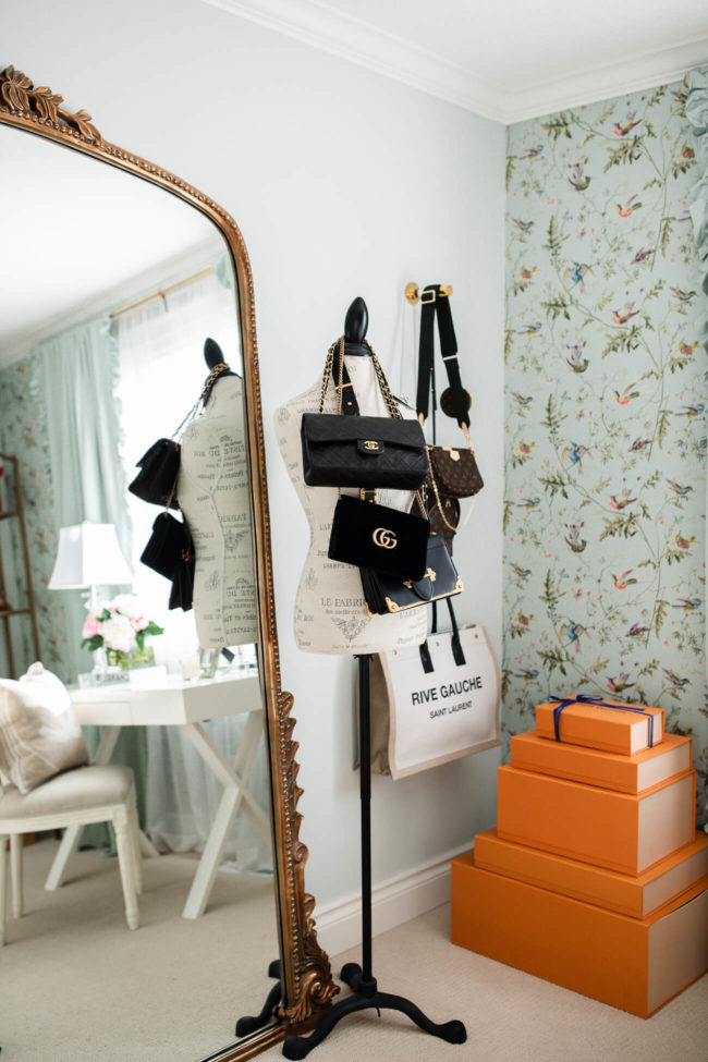 fashion blogger mia mia mine's home office closet decor