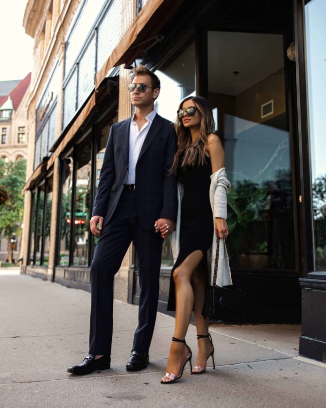 fashion blogger mia mia mine with husband for the nordstrom anniversary sale