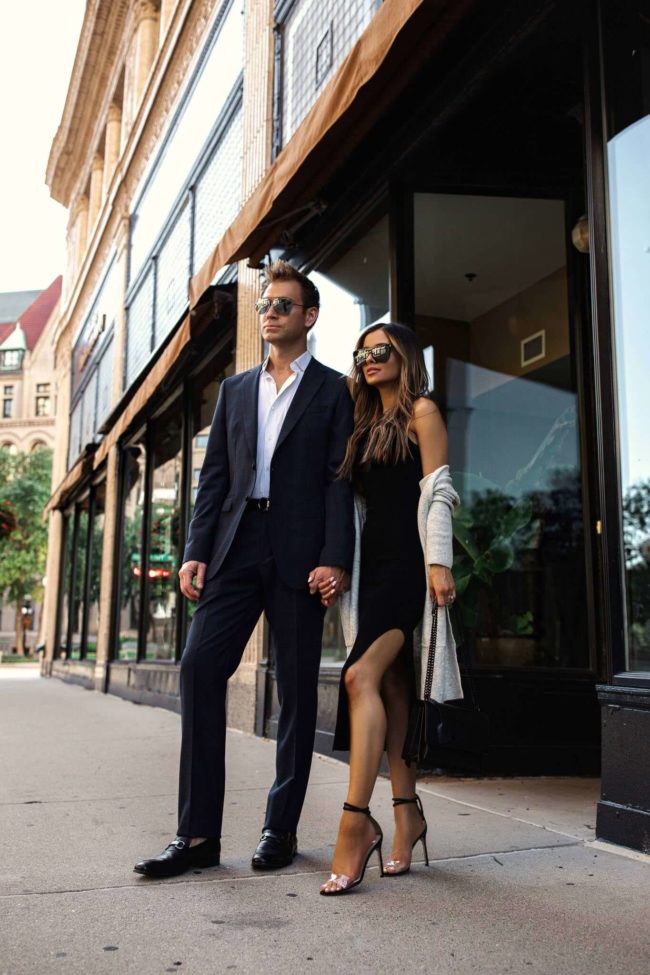 fashion blogger mia mia mine with husband for the nordstrom anniversary sale