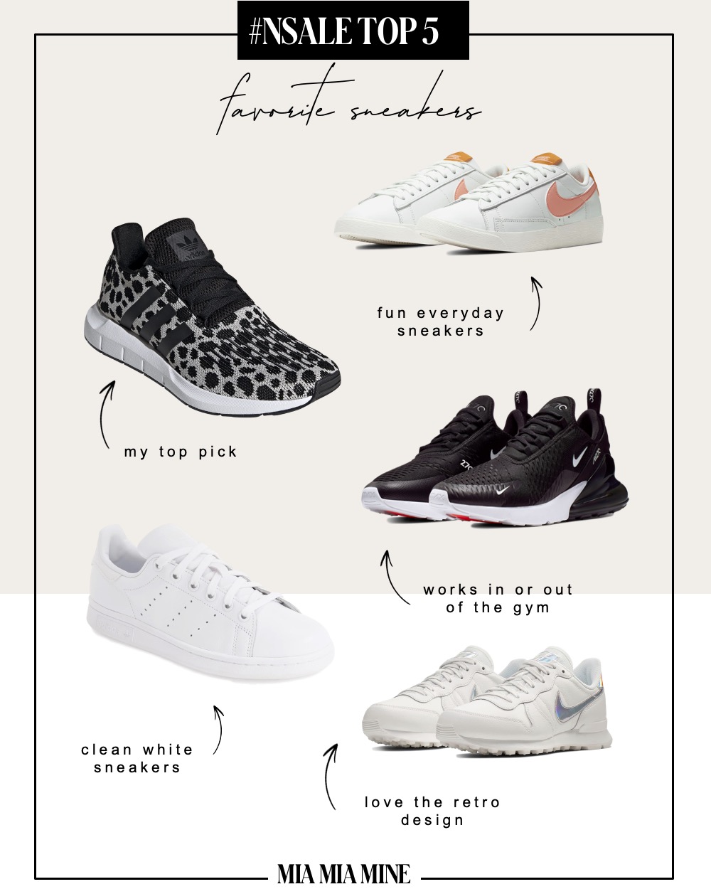 best sneakers from the nordstrom anniversary sale 2020 by fashion blogger mia mia mine