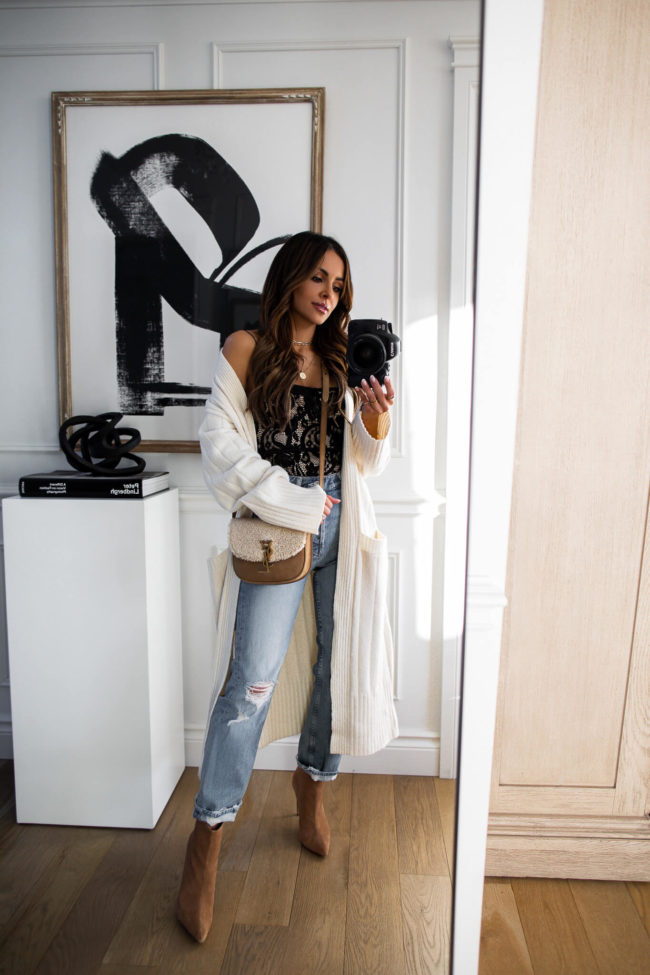 fashion blogger mia mia mine wearing an outfit from revolve