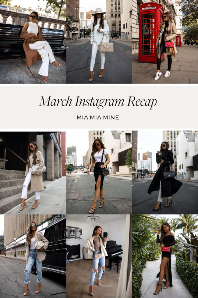 march instagram outfits by fashion blogger mia mia mine