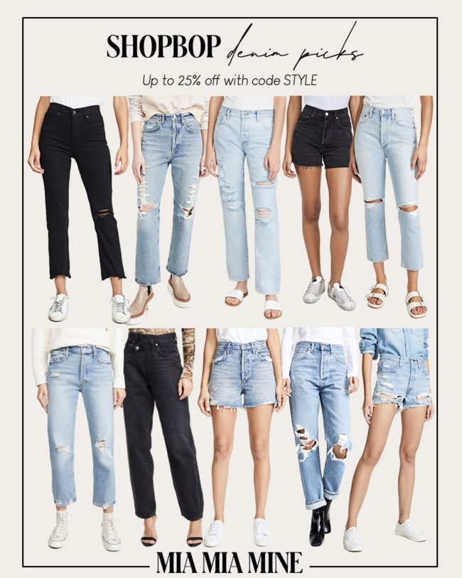 denim sale picks from the shopbop style event