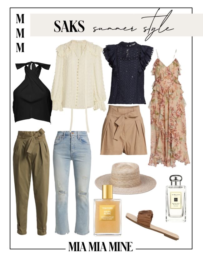 Saks Fifth Avenue summer style picks by mia mia mine