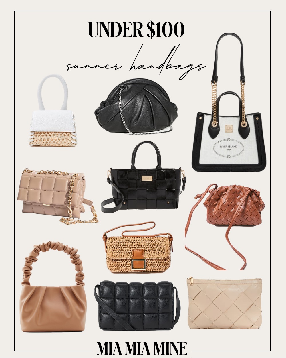 10 Chic Summer Handbags Under 100 Mia Mia Mine
