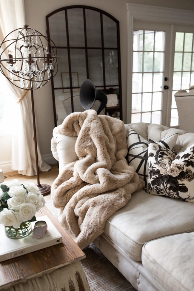 faux fur throw from the nordstrom anniversary sale
