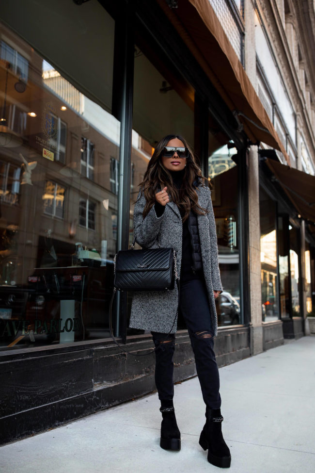 fashion blogger mia mia mine wearing lug sole boots for winter