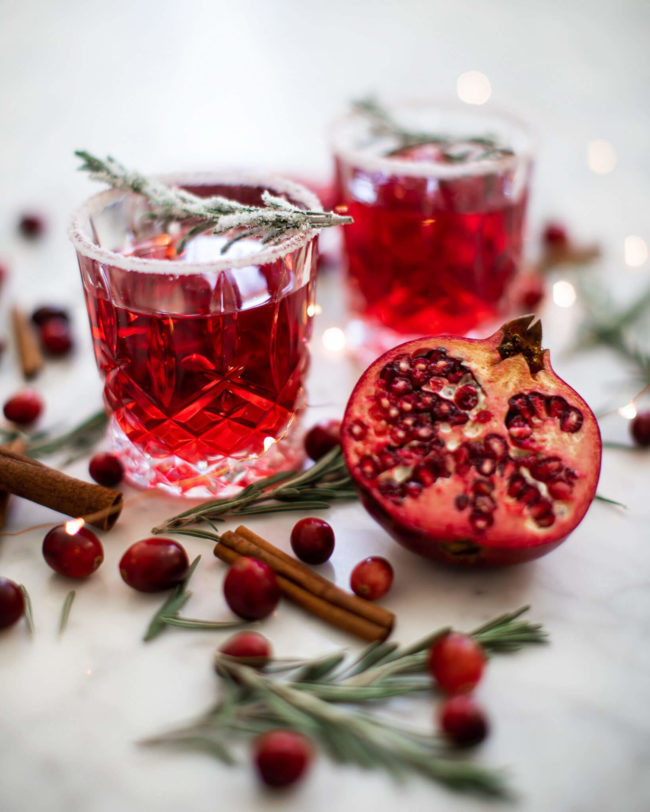 cranberry holiday drink ideas