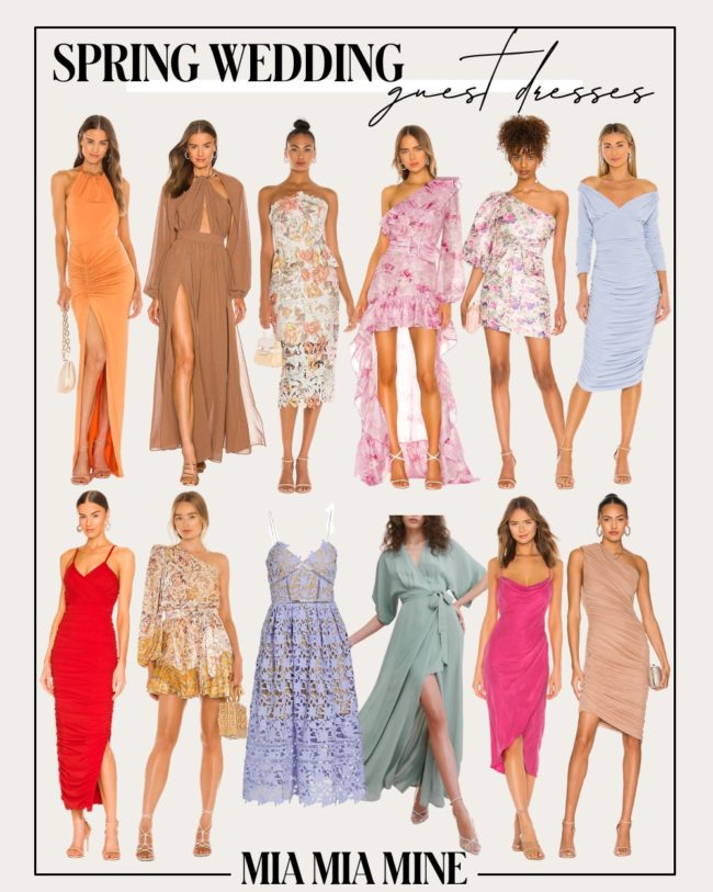 spring wedding guest dresses