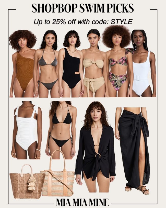 shopbop spring 2022 swimsuits