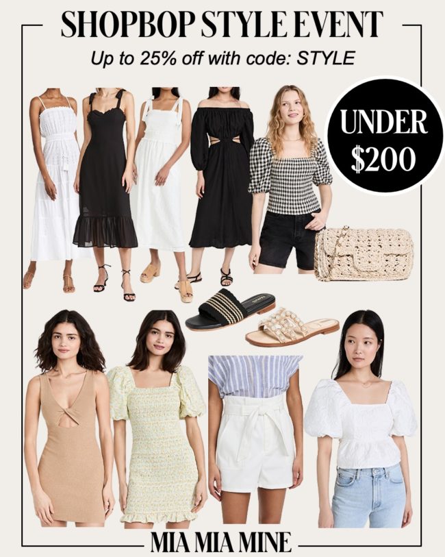 shopbop under $200 fashion