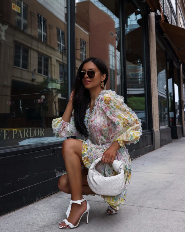 fashion blogger mia mia mine wearing a zimmermann dress from mytheresa